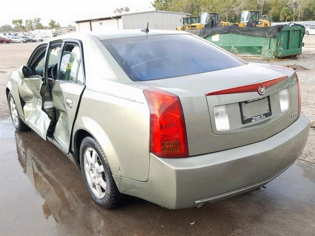 1G6DP567650193523 - 2005 CADILLAC CTS HI FEA GREEN photo 3