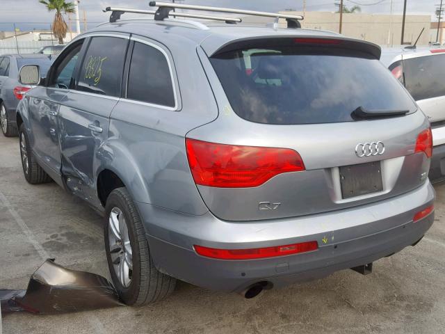 WA1BY74L78D059463 - 2008 AUDI Q7 3.6 QUA SILVER photo 3