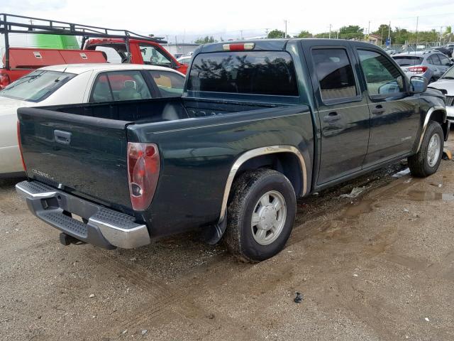 1GCCS136148149392 - 2004 CHEVROLET COLORADO GREEN photo 4