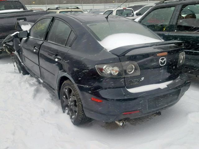 JM1BK324181814006 - 2008 MAZDA 3 S BLACK photo 3