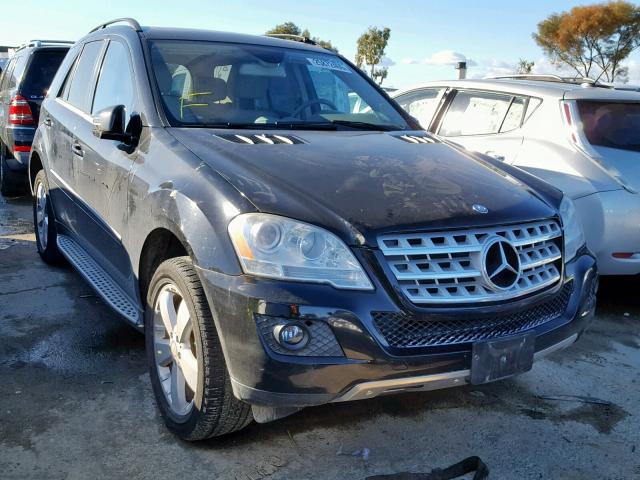 4JGBB5GBXBA632990 - 2011 MERCEDES-BENZ ML 350 BLACK photo 1