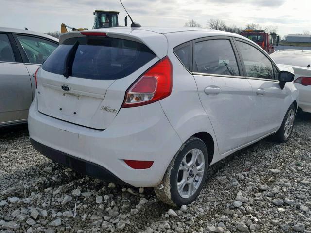 3FADP4EJ9EM121402 - 2014 FORD FIESTA SE WHITE photo 4