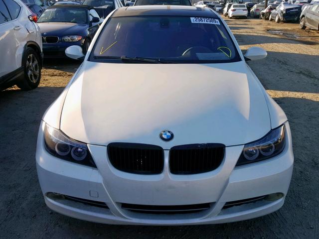 WBAVB33506KR72233 - 2006 BMW 330 I WHITE photo 9