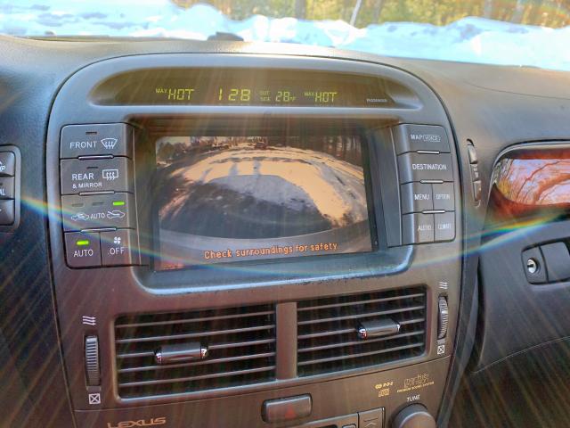 JTHBN36F055002394 - 2005 LEXUS LS 430 SILVER photo 8