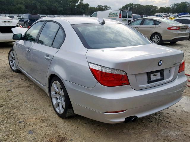 WBANW13558CZ74131 - 2008 BMW 535 I SILVER photo 3