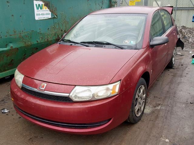 1G8AJ52F04Z163453 - 2004 SATURN ION LEVEL MAROON photo 2