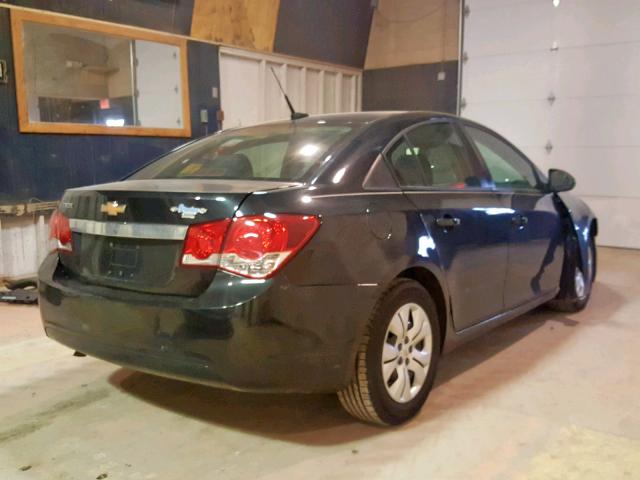 1G1PA5SHXD7125332 - 2013 CHEVROLET CRUZE LS BLACK photo 3