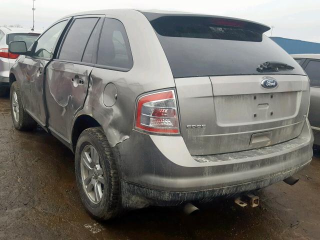 2FMDK46C38BA04716 - 2008 FORD EDGE SE BROWN photo 3