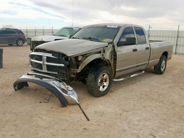 3D7KR28C05G703082 - 2005 DODGE RAM 2500 S GOLD photo 2