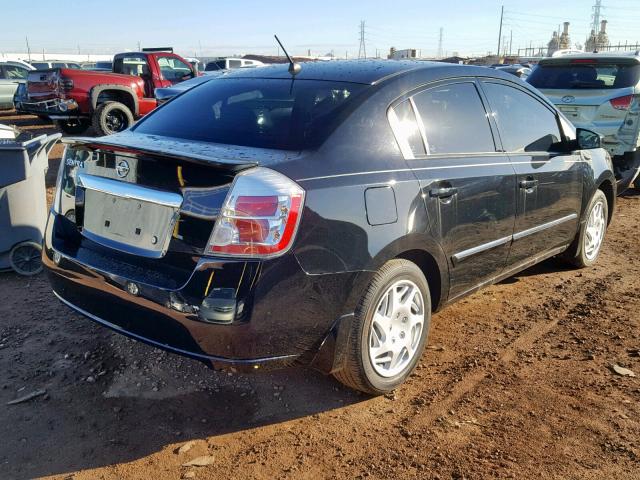 3N1AB6AP5CL639188 - 2012 NISSAN SENTRA 2.0 BLACK photo 4