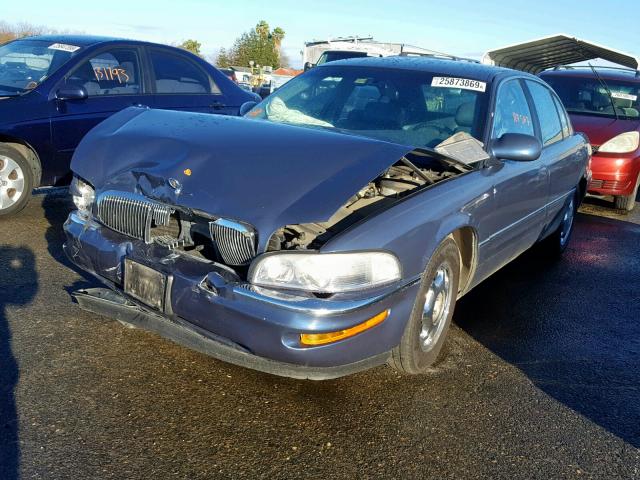 1G4CW52K4V4654731 - 1997 BUICK PARK AVENU BLUE photo 2