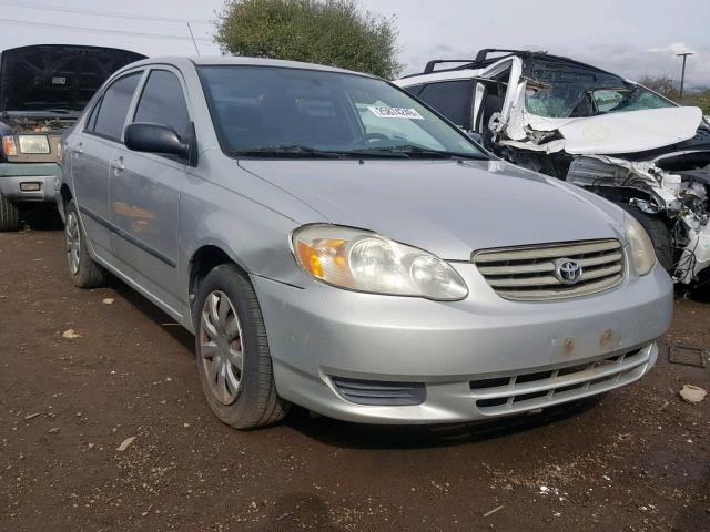 1NXBR32EX3Z033721 - 2003 TOYOTA COROLLA SILVER photo 1