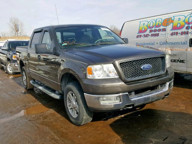 1FTPW14525FA80737 - 2005 FORD F150 SUPER GRAY photo 1