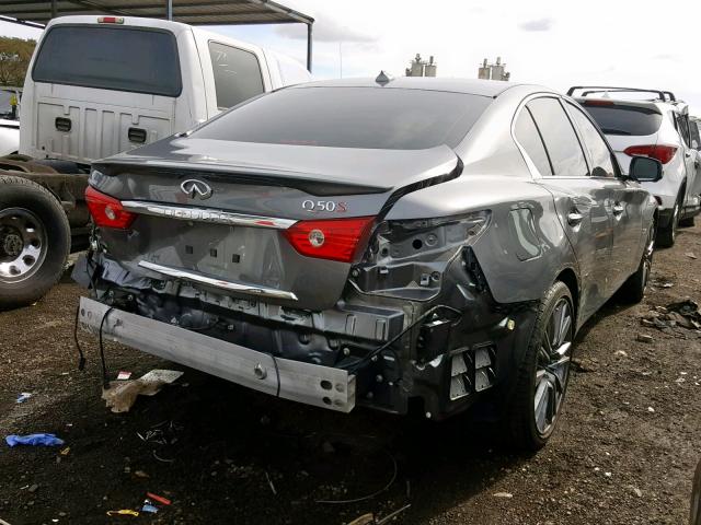 JN1FV7AP0HM851027 - 2017 INFINITI Q50 RED SP GRAY photo 4