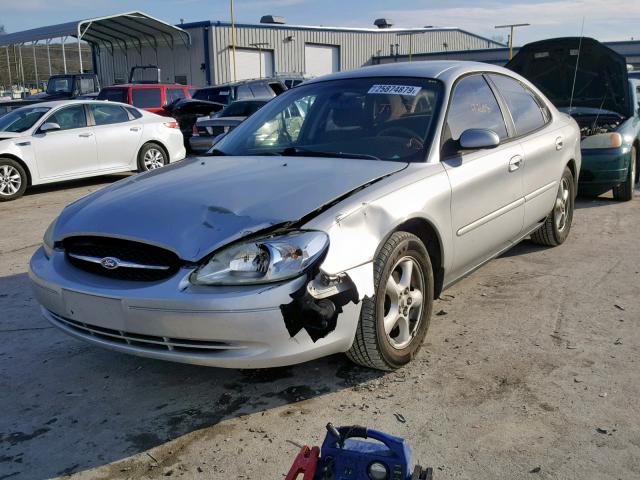 1FAFP55U22G168527 - 2002 FORD TAURUS SES GRAY photo 2