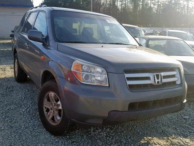 5FNYF18208B008738 - 2008 HONDA PILOT VP GRAY photo 1