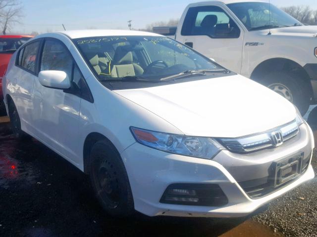 JHMZE2H30ES001839 - 2014 HONDA INSIGHT WHITE photo 1