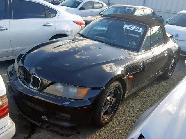 4USCH9335XLF80612 - 1999 BMW Z3 2.3 BLACK photo 2