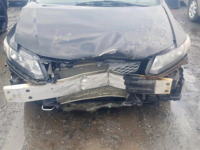 2HGFG3B57DH525558 - 2013 HONDA CIVIC LX BLACK photo 7