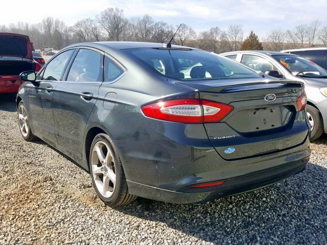 3FA6P0G77GR169831 - 2016 FORD FUSION S GREEN photo 3