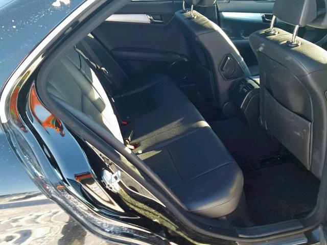 WDDGF85X69F298409 - 2009 MERCEDES-BENZ C 230 4MAT BLACK photo 6