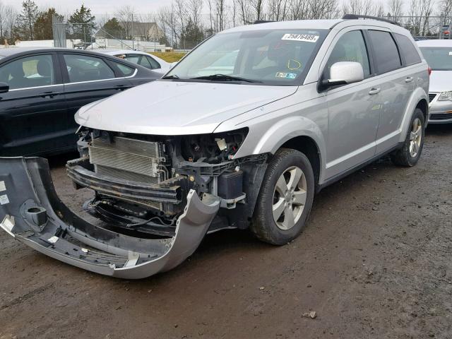 3D4PH1FG1BT532898 - 2011 DODGE JOURNEY MA SILVER photo 2