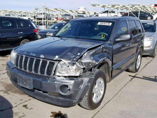 1J8GR48K47C655801 - 2007 JEEP GRAND CHER GRAY photo 2