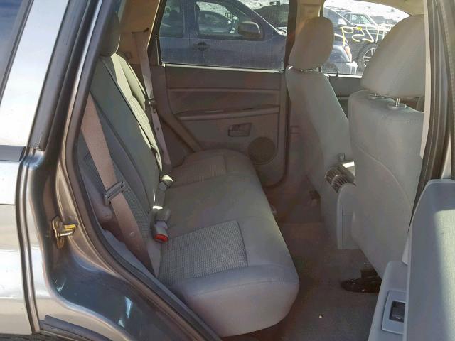 1J8GR48K47C655801 - 2007 JEEP GRAND CHER GRAY photo 6