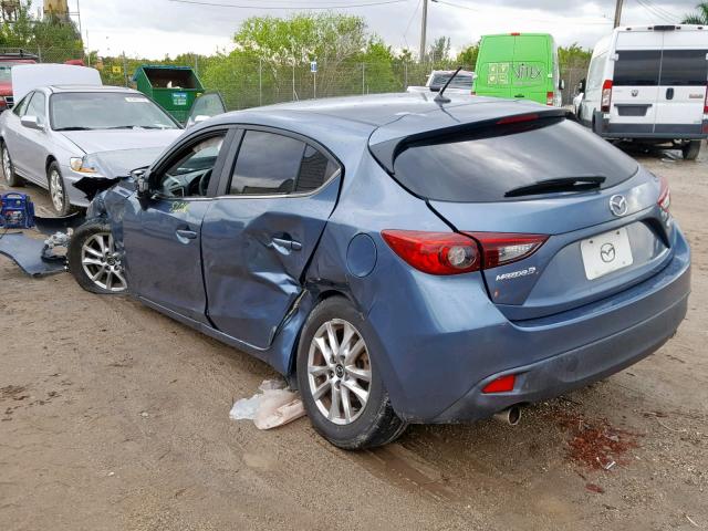 3MZBM1L78EM105849 - 2014 MAZDA 3 TOURING BLUE photo 3