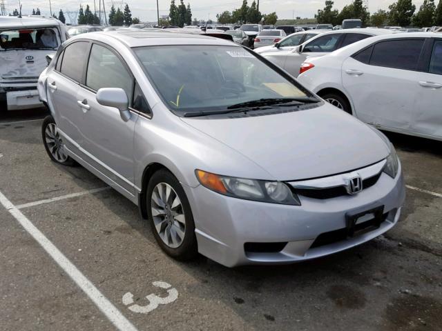 19XFA1F99AE034174 - 2010 HONDA CIVIC EXL SILVER photo 1