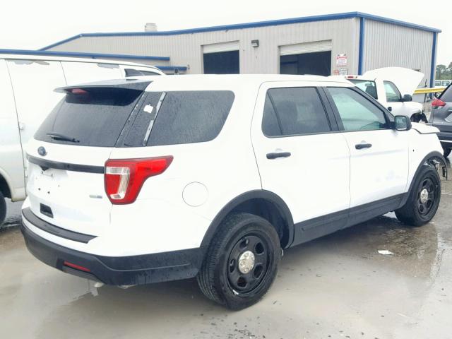 1FM5K8AR5JGA46052 - 2018 FORD EXPLORER P WHITE photo 4