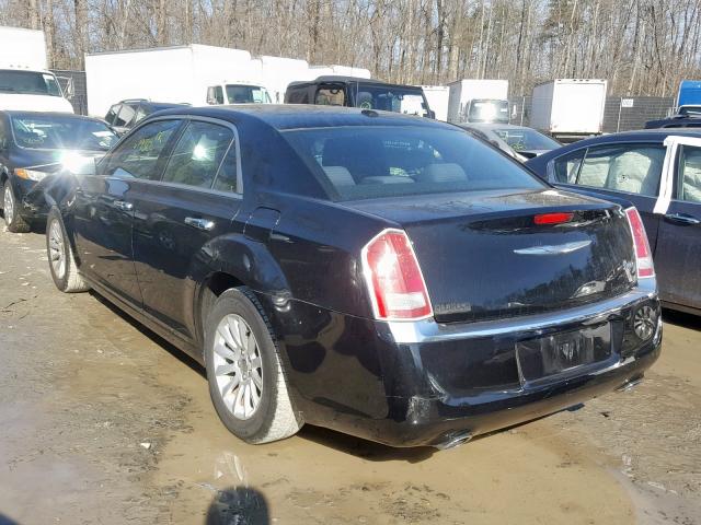 2C3CCAAG7CH146597 - 2012 CHRYSLER 300 BLACK photo 3