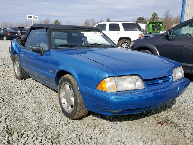 1FABP44E4JF168441 - 1988 FORD MUSTANG LX BLUE photo 1