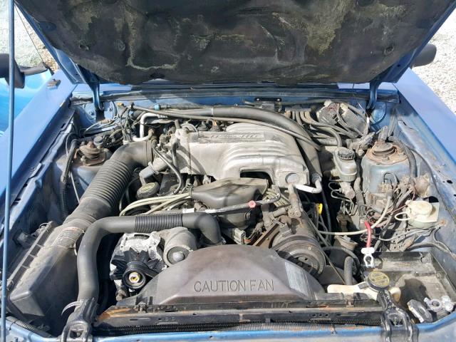 1FABP44E4JF168441 - 1988 FORD MUSTANG LX BLUE photo 7