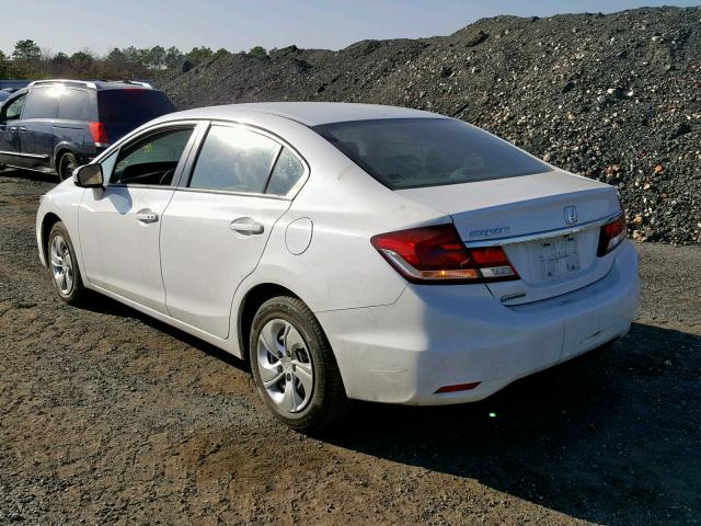 19XFB2F92FE239605 - 2015 HONDA CIVIC EXL WHITE photo 3