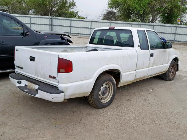 1GTCS195428241494 - 2002 GMC SONOMA WHITE photo 4