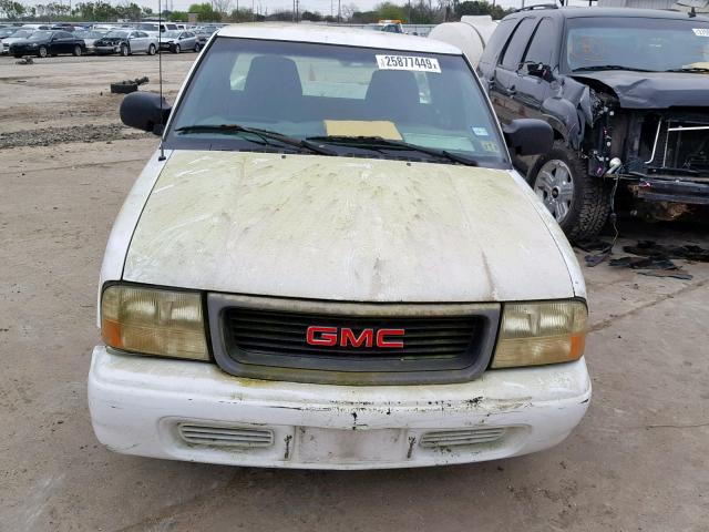 1GTCS195428241494 - 2002 GMC SONOMA WHITE photo 9