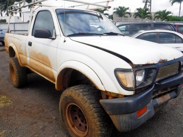 4TAUN61C8SZ000370 - 1995 TOYOTA TACOMA WHITE photo 1