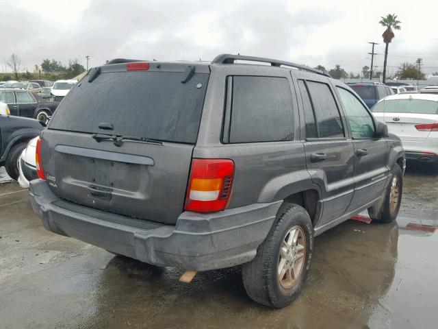 1J4GW48SX4C390100 - 2004 JEEP GRAND CHER GRAY photo 4