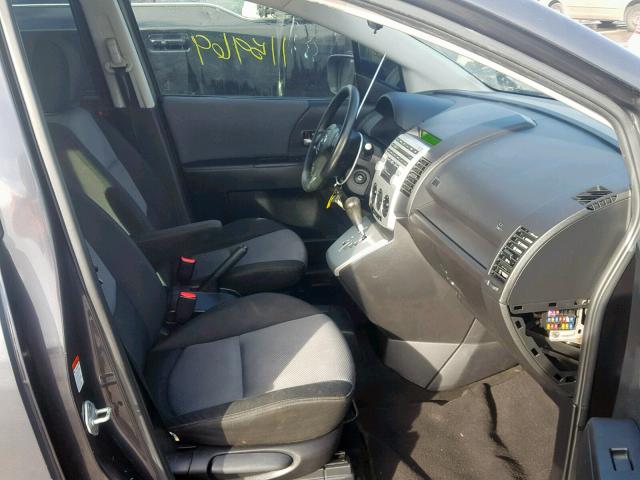 JM1CR29L160124072 - 2006 MAZDA 5 BLACK photo 5