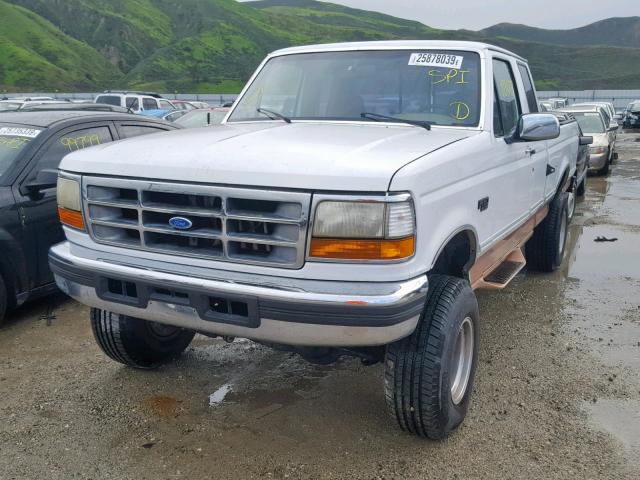 1FTEX14H9RKB73282 - 1994 FORD F150 WHITE photo 2