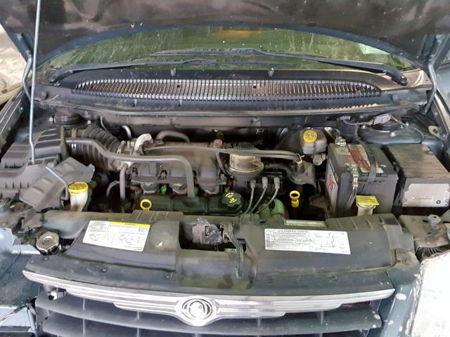 2C4GP44R55R538278 - 2005 CHRYSLER TOWN & COU BLUE photo 7