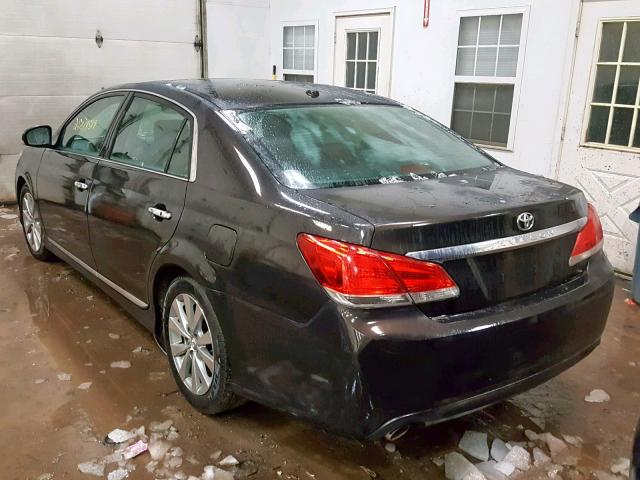 4T1BK3DB7CU470826 - 2012 TOYOTA AVALON BAS GRAY photo 3