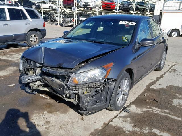 1HGCP2F85CA138893 - 2012 HONDA ACCORD EXL GRAY photo 2