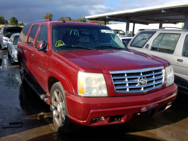 3GYFK66N74G326321 - 2004 CADILLAC ESCALADE E RED photo 1