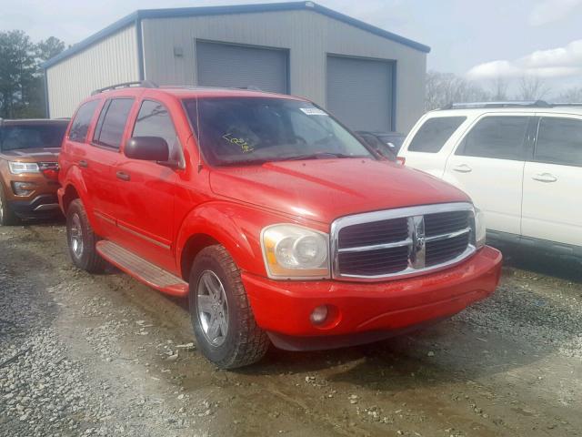 1D4HD58DX4F175213 - 2004 DODGE DURANGO LI RED photo 1