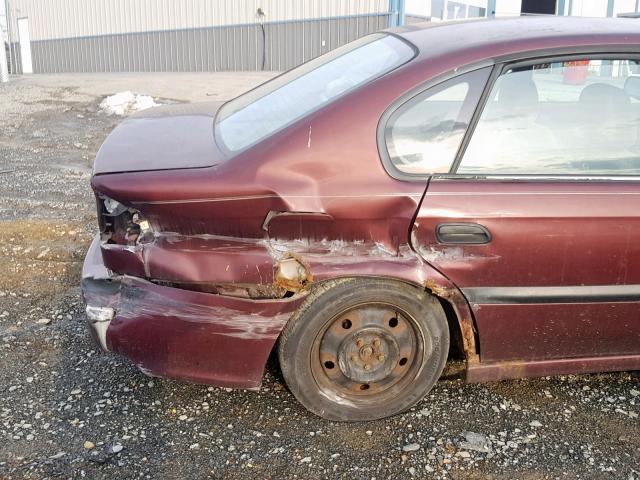 4S3BE635317212307 - 2001 SUBARU LEGACY L MAROON photo 9