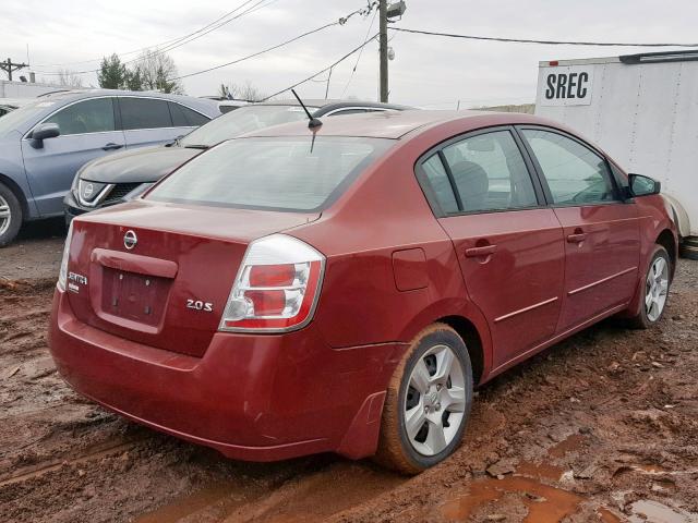 3N1AB61E87L704958 - 2007 NISSAN SENTRA 2.0 RED photo 4