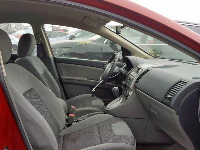 3N1AB61E87L704958 - 2007 NISSAN SENTRA 2.0 RED photo 5