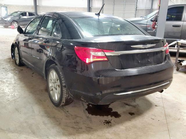 1C3BC4FB8BN552985 - 2011 CHRYSLER 200 LX BLACK photo 3